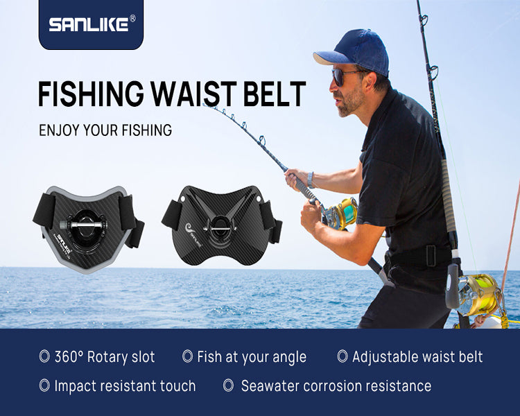 belly fishing reel SANLIKE Fishing Top Waist Protection Fishing Boat Waist Belt Rod Belly –  SANLIKE STORE