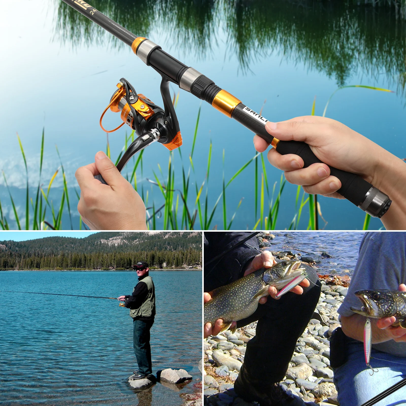 Top 10 Top Fishing Rods KastKing Blackhawk II Telescopic Fishing Rod 7'0 Spinning Rod With Top 10 Top Fishing Rods KastKing Blackhawk II Telescopic Fishing Rod 7'0 Spinning Rod With