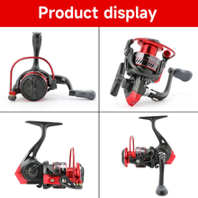 Load image into Gallery viewer, SANLIKE Spinning Reels 5.2:1 Gear Ratio 13+1 BB Aluminium Alloy Spool Rubber Grip Fishing Reel For Saltwater Fishing Accessories
