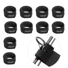 Load image into Gallery viewer, SANLIKE 10pcs Fishing Rod Tie Holders Straps Belts Suspenders Fastener Elastic Bandage Fishing Accessories Tackle Tools
