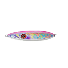 Load image into Gallery viewer, SANLIKE Pink sinking slow jigger cranking metal jig slow cranking steel plate glow bait hard lead deep sea fishing jigging lure
