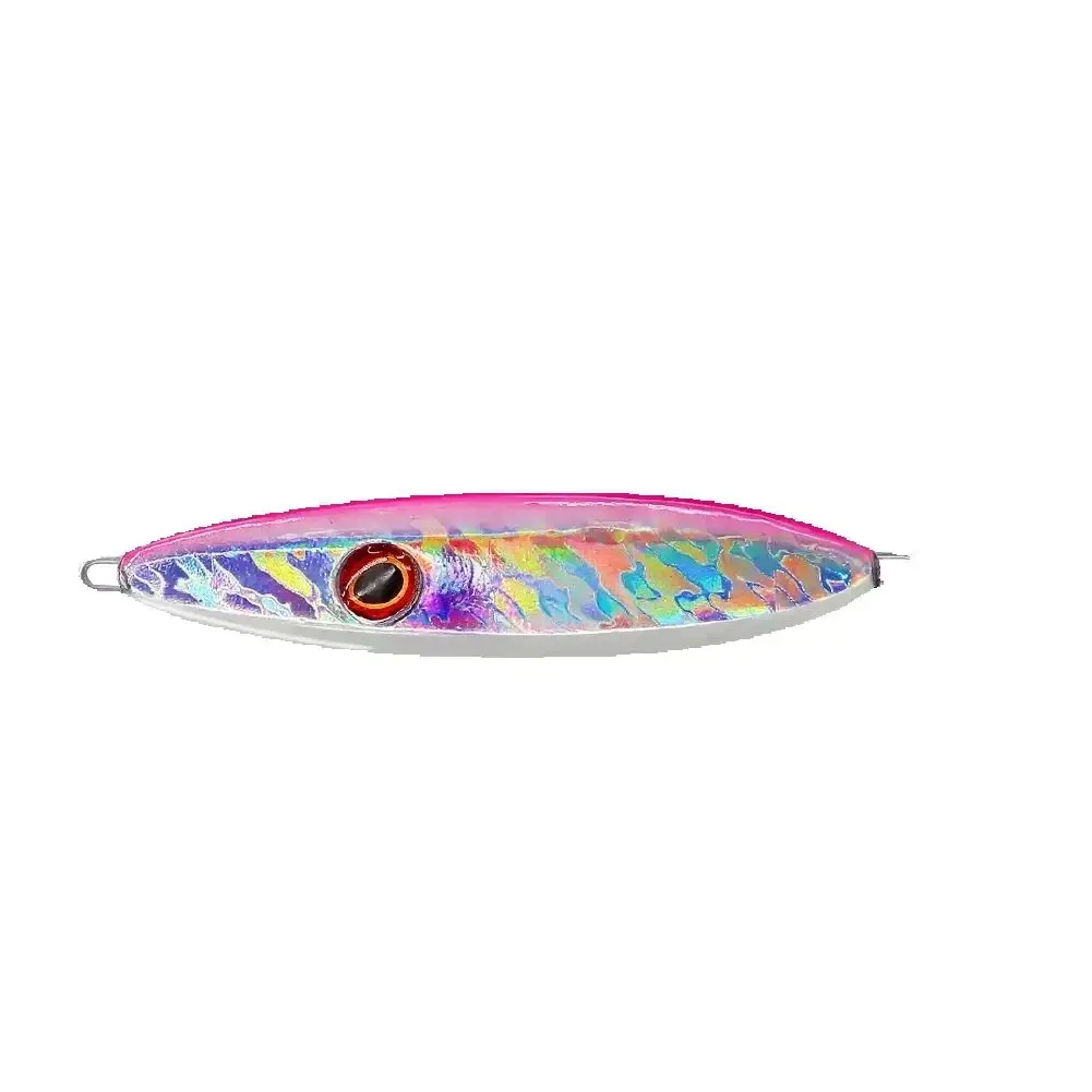 SANLIKE Pink sinking slow jigger cranking metal jig slow cranking steel plate glow bait hard lead deep sea fishing jigging lure