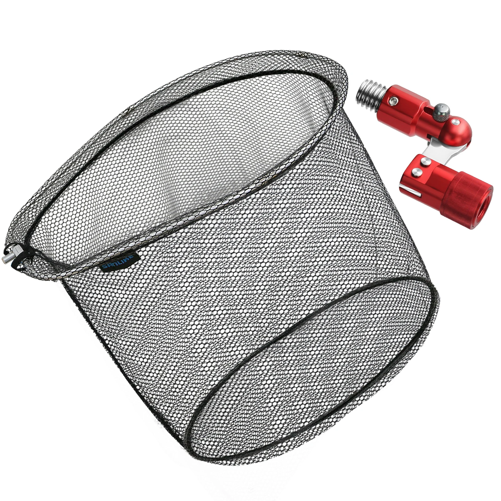 SANLIKE Fishing Net Aluminum Frame With Folding Joint collapsible Rubb ...