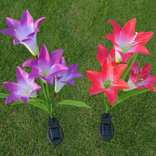 Load image into Gallery viewer, Solar Lily 4 LED Lawn Light(Buy 2 free shipping worldwide and 10% off)
