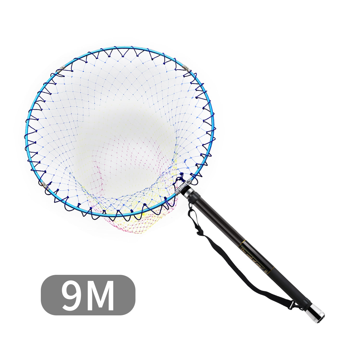 SANLIKE Fishing Net 5m 6m Carbon Long Handle Telescopic Portable Landing  Pole Compact Belt Fishing Rod Equipment Accessories - AliExpress