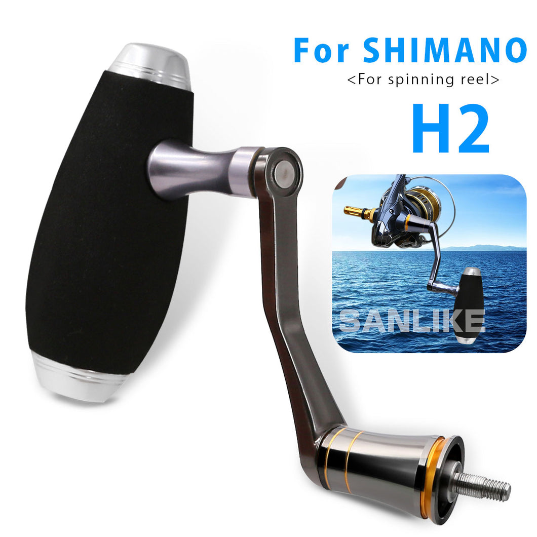 SANLIKE Aluminum Alloy Fishing Reels Handle For Shimano Spinning Reel