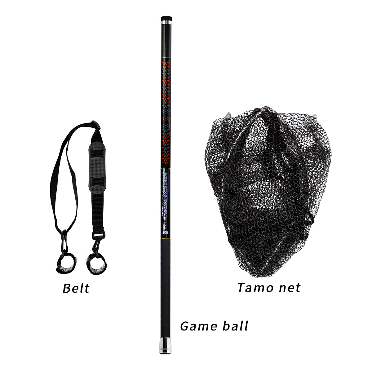 ODDSPRO Kids Fishing Net with Carbon Fiber Telescopic Pole Handle -  Lightweight Ring and Polyester Fibers Landing Net for Catch and Release or  Butterfly Net : : Sporting Goods