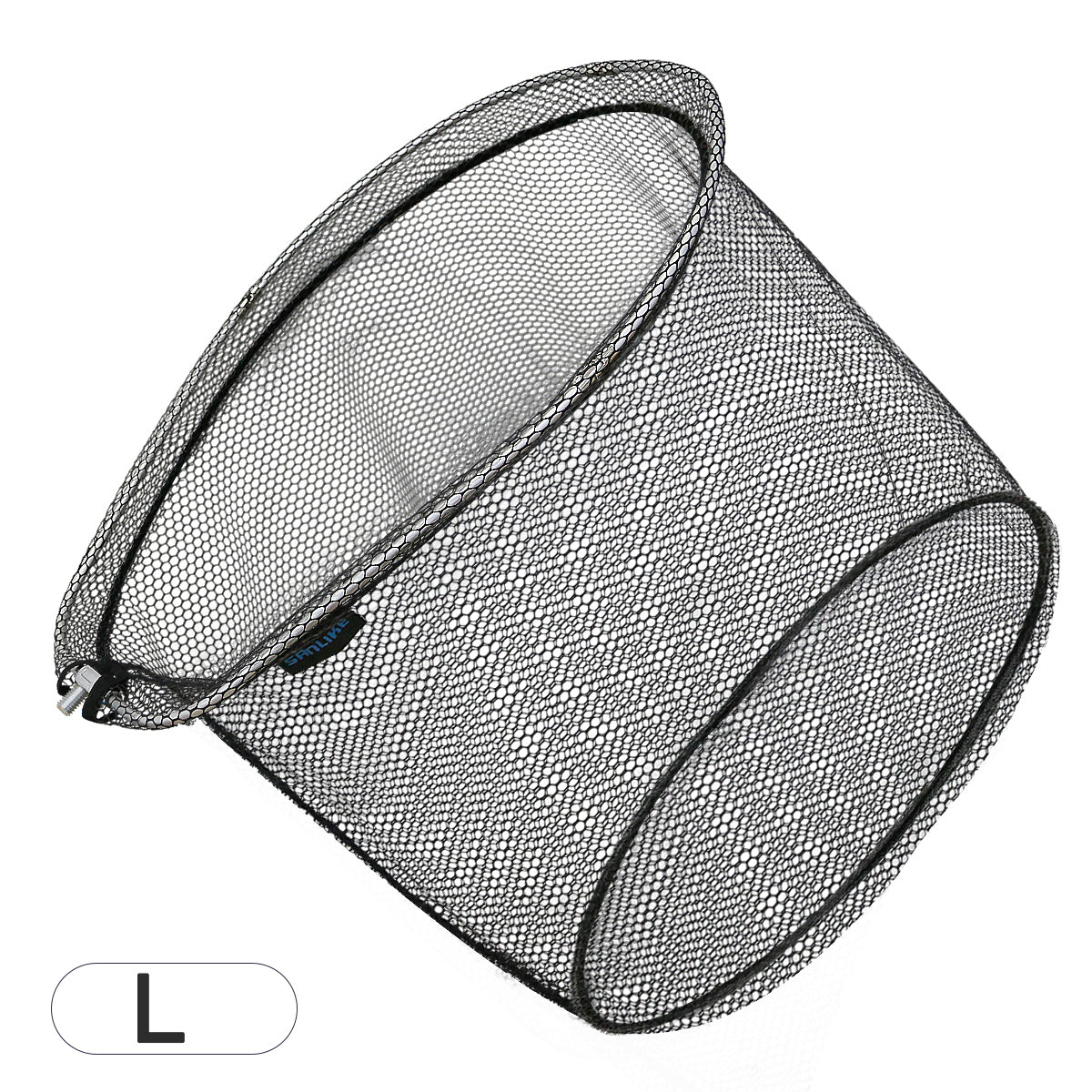 Portable Folding Luya Silicone Fishing Net Bag, Anti-hanging