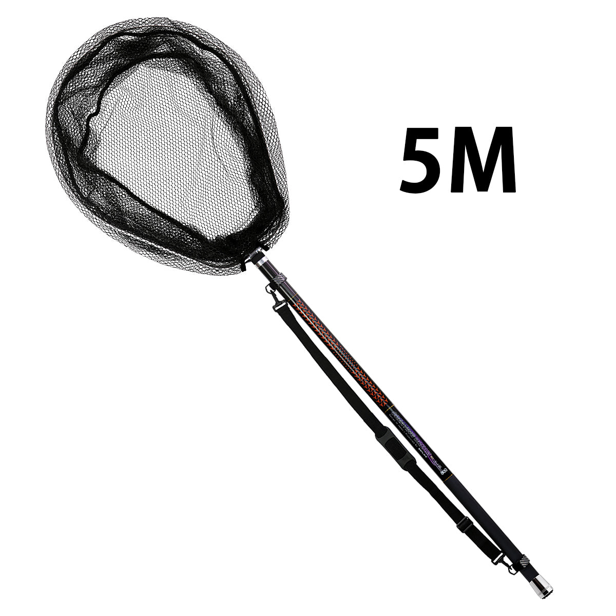 SANLIKE Foldable Landing Pole Fishing Net Scoop Net Carbon