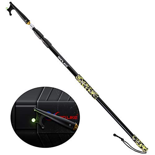 SAN LIKE Telescopic Boat Hook - Floating,Durable,Rust-Resistant with  Luminous Bead Push Pole for Docking Blue Balck Camouflage