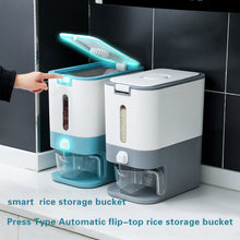 Load image into Gallery viewer, KOMCLUB 12kg Household Rice Tank  Insect-proof and Moisture-proof Sealed Rice Box Noodle Bucket

