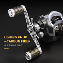 Load image into Gallery viewer, SANLIKE Baitcasting Fishing Reel Max Drag Power Gear Ratio Magnetic Brake Carbon Fiber Knob Fishing Reels
