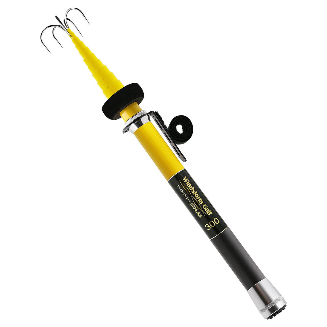 SANLIKE  Stainless Steel Five Hooks Extendable Contractile Gripper Squid Hook for Harvesting Squid