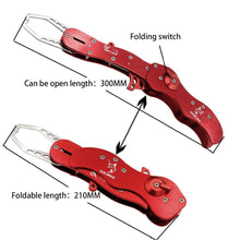Load image into Gallery viewer, SANLIKE New Style Aluminium Alloy Fishing Lip Grip Fishing Controller Hook Remove Fishing Tackle Tool Gripper With Lanyard Rope
