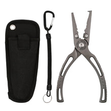 Load image into Gallery viewer, SANLIKE Multi-function Fishing Plier Stainless Steel Fishing Lure Grip Plier Scissor Pincer
