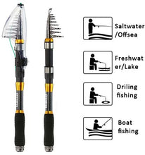 Load image into Gallery viewer, SANLIKE Carbon Fishing Rod For Saltwater and Freshwater Fishing Rod（BUY 2 SAVE 10% OFF）
