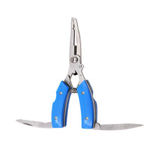 Load image into Gallery viewer, SANLIKE Multifunctional Portable Folding Fishing Plier Stainles Steel Carp Fishing tackle cut Line Cutter Fishing Tools
