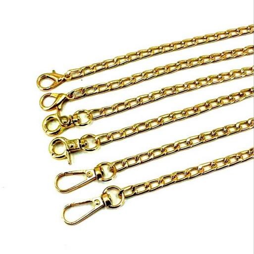 1.8 light gold NK chain shoulder strap bag chain