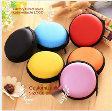 Load image into Gallery viewer, Round earphone bag EVA earphone bag earphone storage bag can be customized color size
