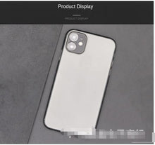 Load image into Gallery viewer, Suitable for Apple 12promax mobile phone shell iphoneX ultra-thin wings 7/8plus transparent PP frosted protective cover
