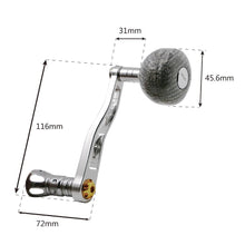 Load image into Gallery viewer, SANLIKE Fishing Tools Knob Aluminium &amp; Carbon Fishing Reel Handle Fit For SHIMANO&#39;S STELLA SW 8000-30000 About Sharing
