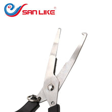 Load image into Gallery viewer, Carp fishing Use scissors Stainless Steel braid Fishing Pliers Fishing Accessories Tools for Fishing boilie rig line making
