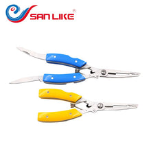 Load image into Gallery viewer, High quality Stainless steel Fishing Pliers Split Ring Cutters Fishing Hooks Remover Fishing Clamp Tackle for Fisherman
