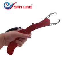 Load image into Gallery viewer, Free Shipping  Fishing Aluminum Lip Gripper With Free Fishing Line Folding Fish Pliers For Fishing Lovers
