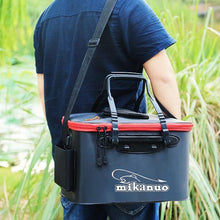 Load image into Gallery viewer, Foldable Waterproof Fishing Bucket-Live Fish Container
