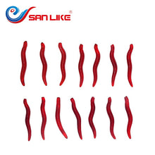 Load image into Gallery viewer, 250pcs/lot 3.5cm soft lure fishing worms sea Red Worms earthworm plastic Bionic lures soft bait worms Lure fishing lure
