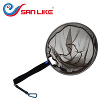 Load image into Gallery viewer, 2021 Sanlike Aluminium fish net Fly Fishing Landing Net Brail nylon net portable Fishing Tackle tool Fishing Accessories

