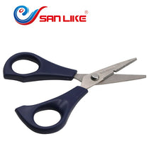 Load image into Gallery viewer, SANKIE Fish Use Scissors Accessories For Fishing Line Cut Clipper Multi-purpose Fishing Tackle Fold Scissor Stainless Steel
