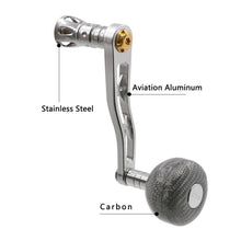 Load image into Gallery viewer, SANLIKE Fishing Tools Knob Aluminium &amp; Carbon Fishing Reel Handle Fit For SHIMANO&#39;S STELLA SW 8000-30000 About Sharing
