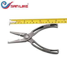 Load image into Gallery viewer, Sanlike Multi-Functional Fishing Plier Aluminium Alloy Fishing Tools Stainless Steel Multifunctional Pesca Tackles
