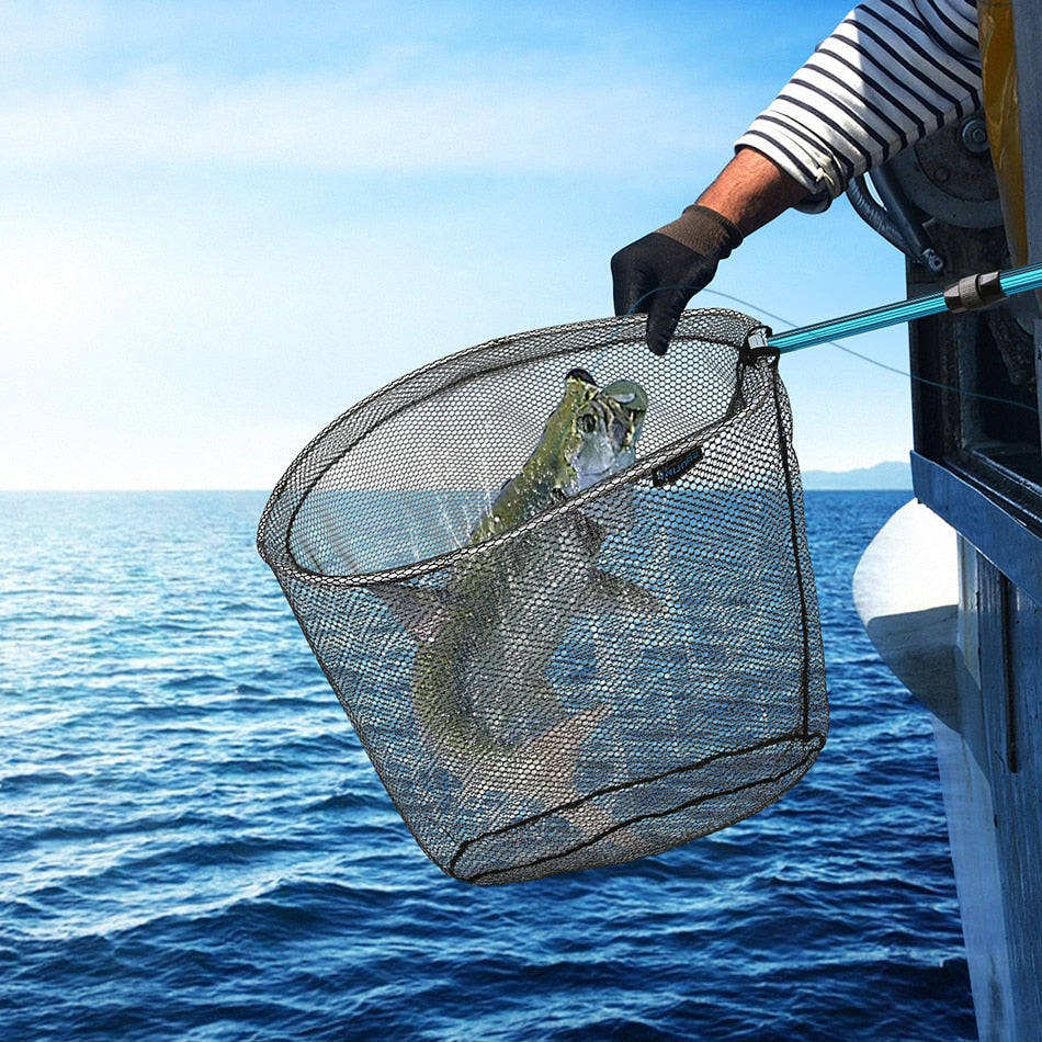 SANLIKE Fishing Net Fish Landing Net Telescopic Pole Handle Durable –  SANLIKE STORE