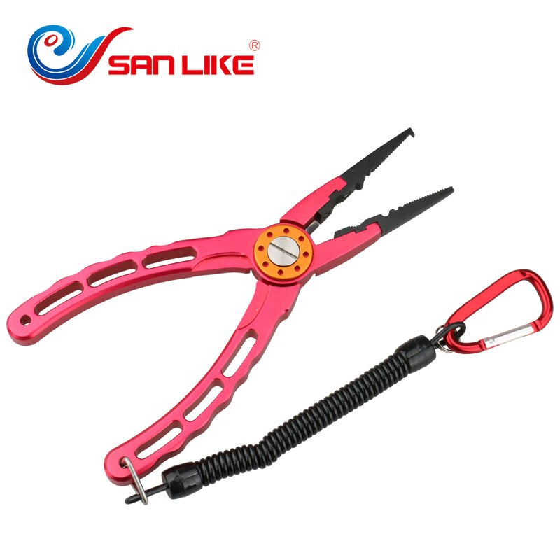Fishing tackle China Aluminum Fishing Pliers Control Fish Clamp Device Lures Grip Fishing Accessory
