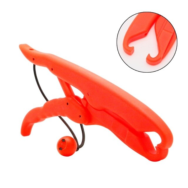 Sanlike Solid Plastic Fishing Lip Grip Gripper Holder Floating Grabber Plier Controller Portable Fishing Pliers Pesca Tools