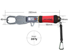 Load image into Gallery viewer, SANLIKE Fishing Grip Scale Corrosion Resistant Aluminum Alloy Fish Lip Gripper, Fishing Gripper Non-Slip Synthetic Rubber
