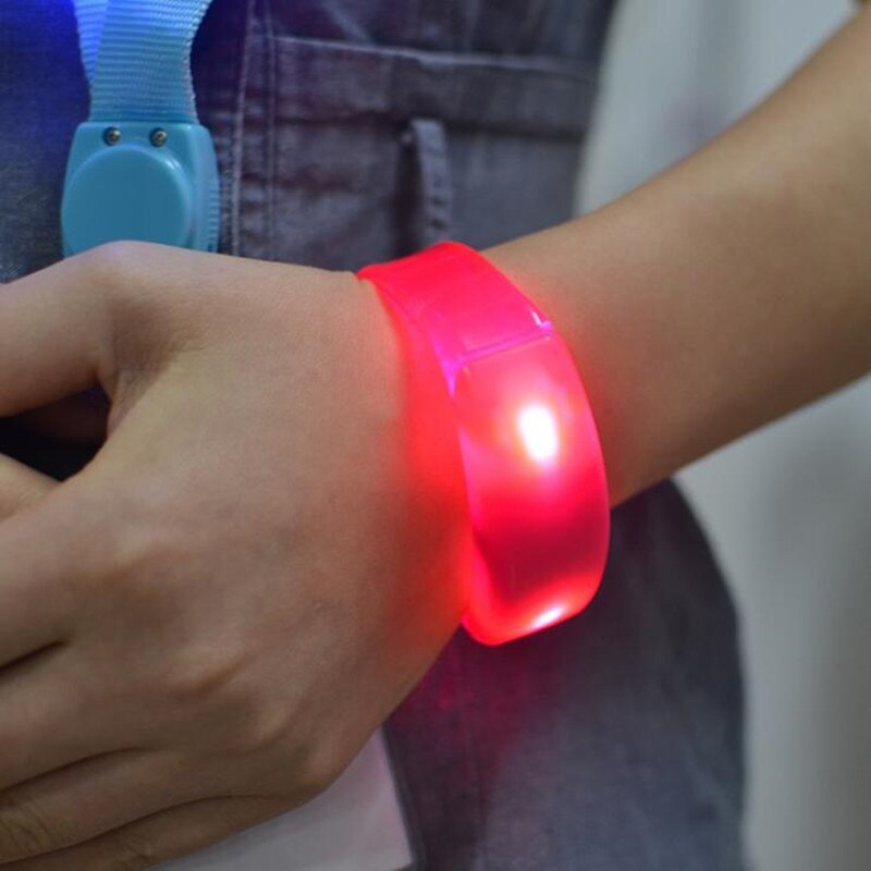 10pcs latest voice-activated concert LED wristband/bracelet