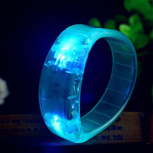 Load image into Gallery viewer, 10pcs latest voice-activated concert LED wristband/bracelet

