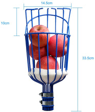 Load image into Gallery viewer, KOMCLUB Fruit Picker Basket Head for Apple Avocado Lemon Peach Fruit Tree Grabber Tool Outdoor Deep Basket Garden Tools
